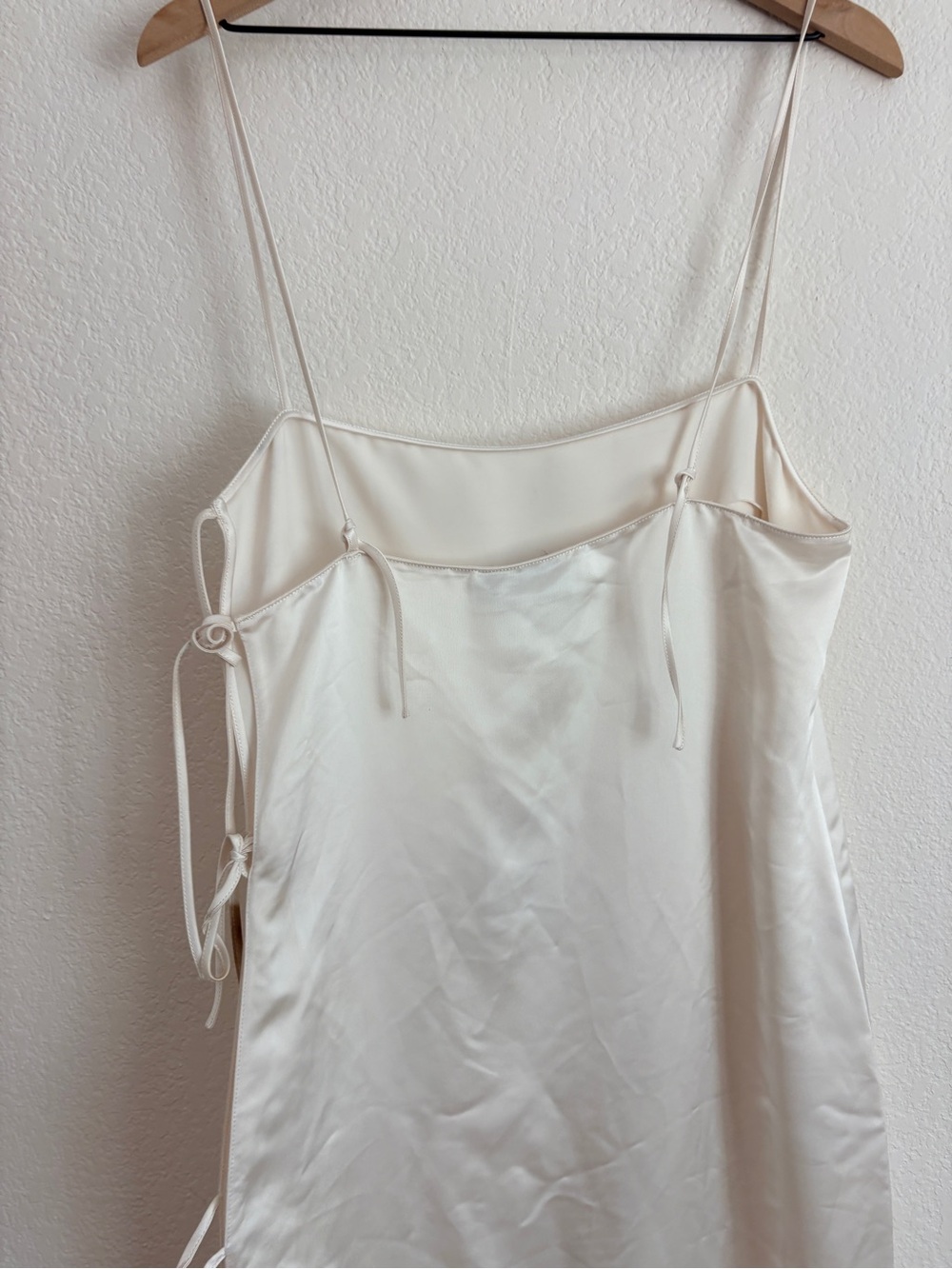 L’Academie Sleek White Tie-Side Maxi Dress - Picture 10 of 13